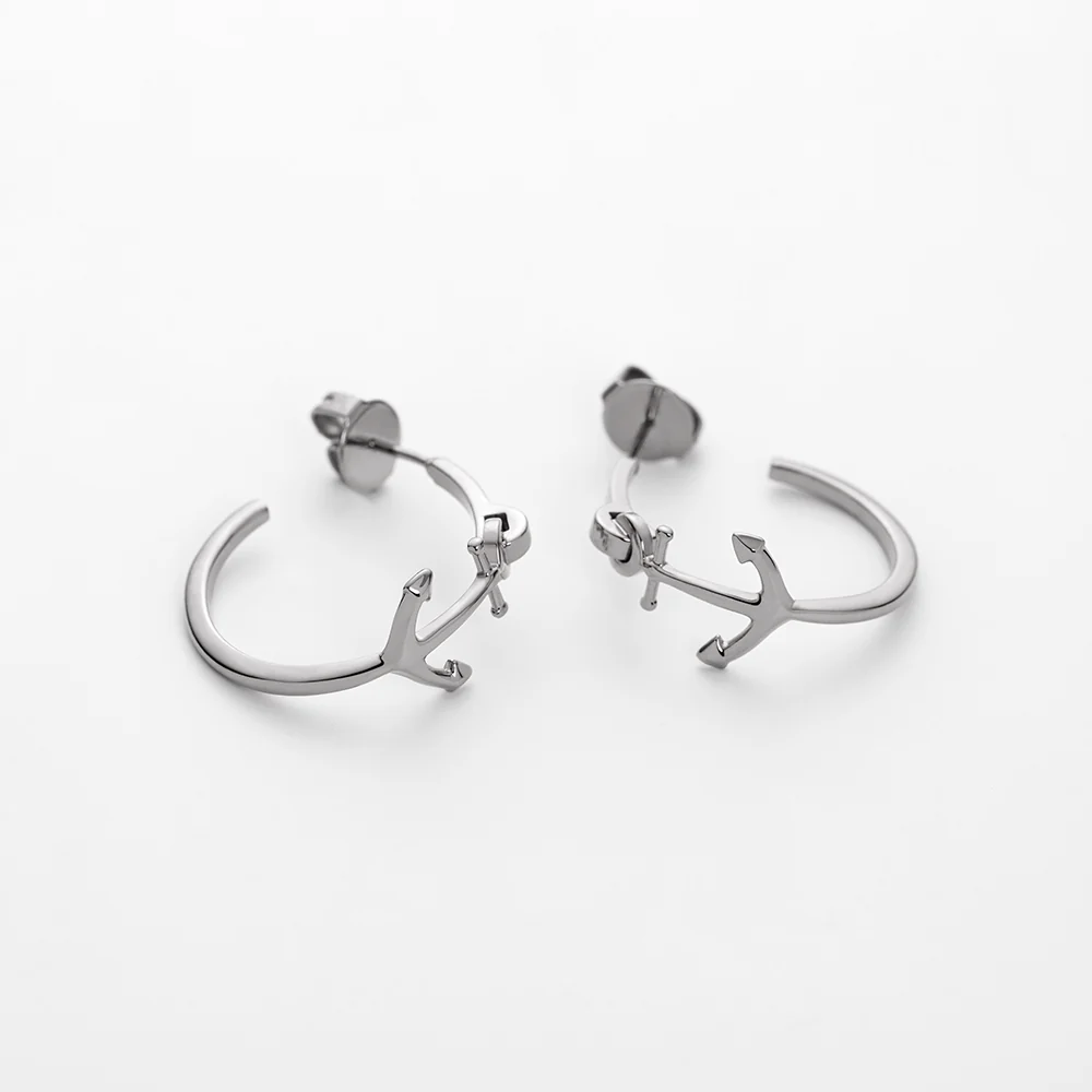The Anchor II Earring Silver