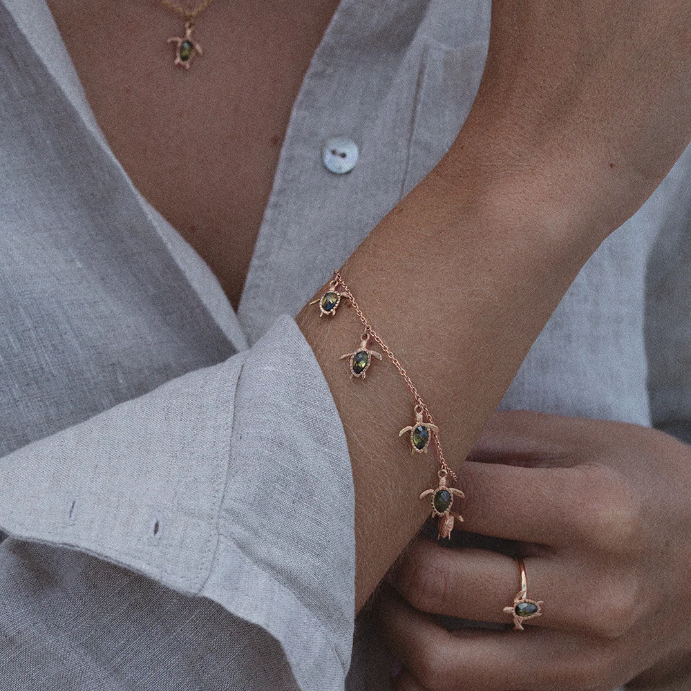 Turtle Bracelet Rose gold
