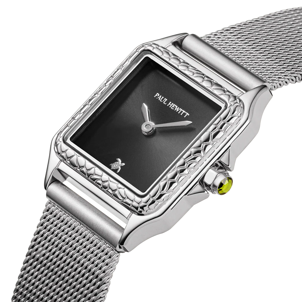 Petite Tortue black & silver