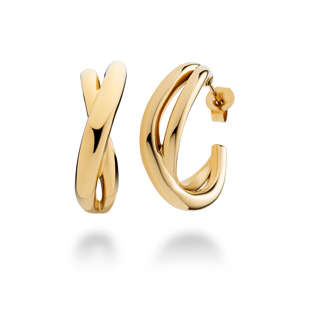 Waves Earring Gold