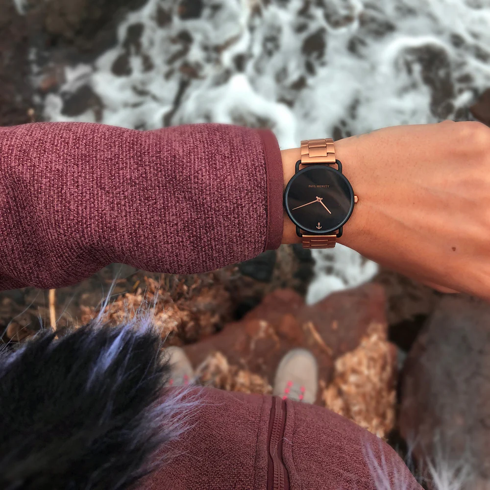 Watch Miss Ocean Black Sunray Black Metal