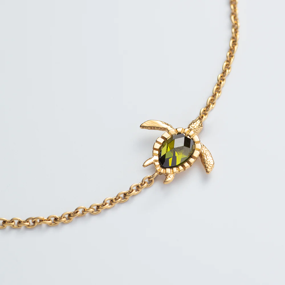 Turtle Mono Bracelet Gold