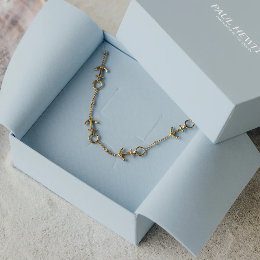 The Anchor II bracelet gold