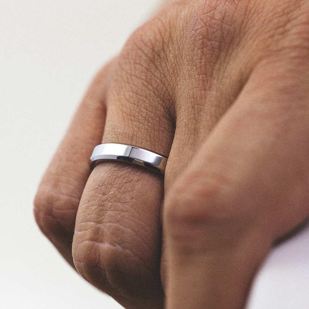 Men's Essential Ring silver