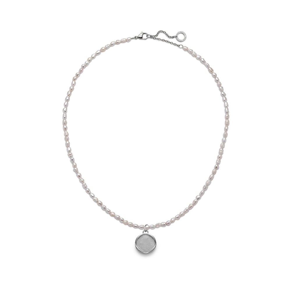 Engravable Coin Charm Silver