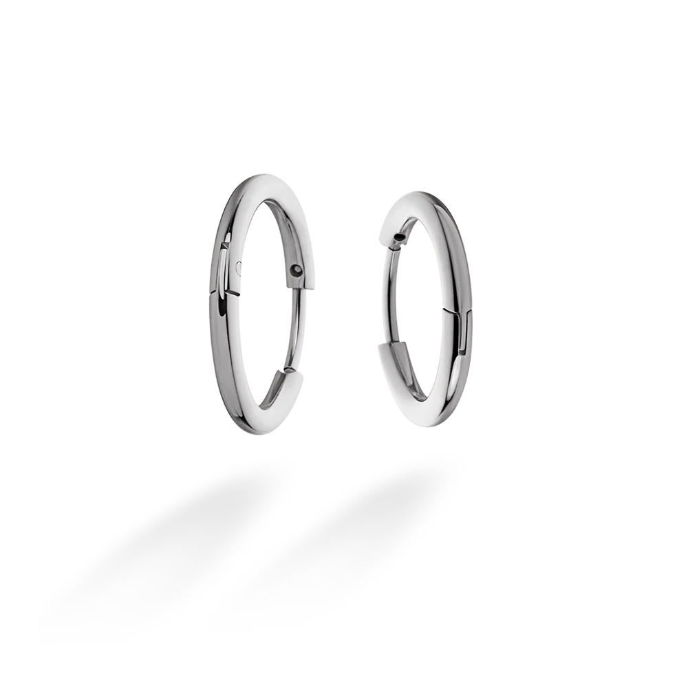 Treasures of the Sea Hoops Set Silver