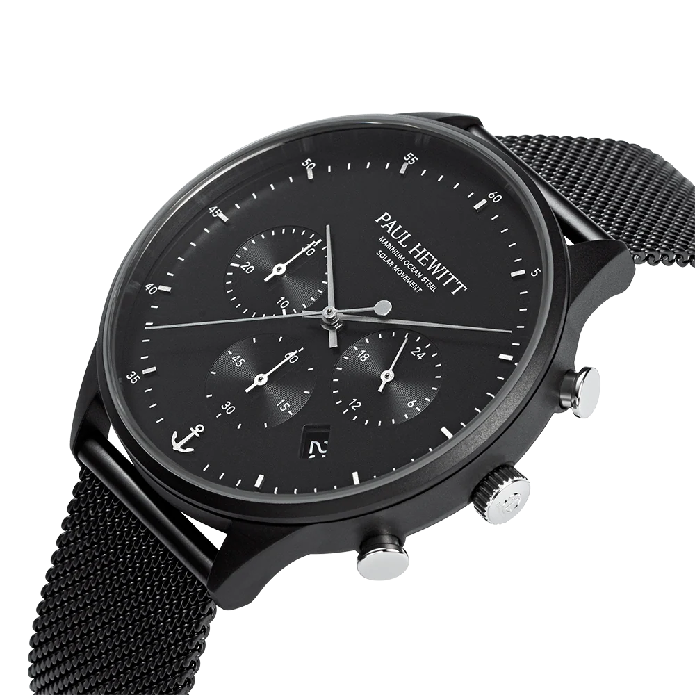 Chrono watch black