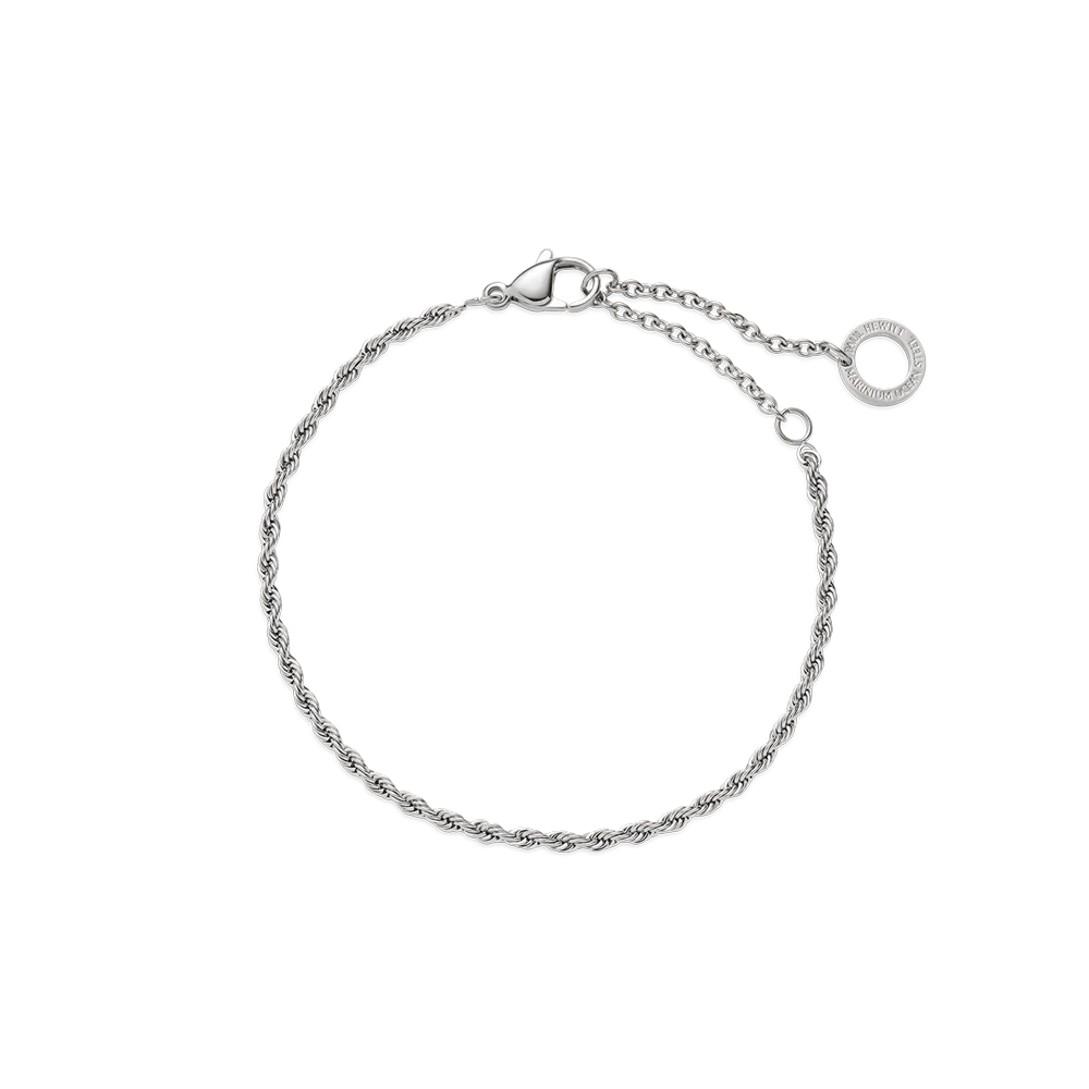 Rope Chain Bracelet Silver