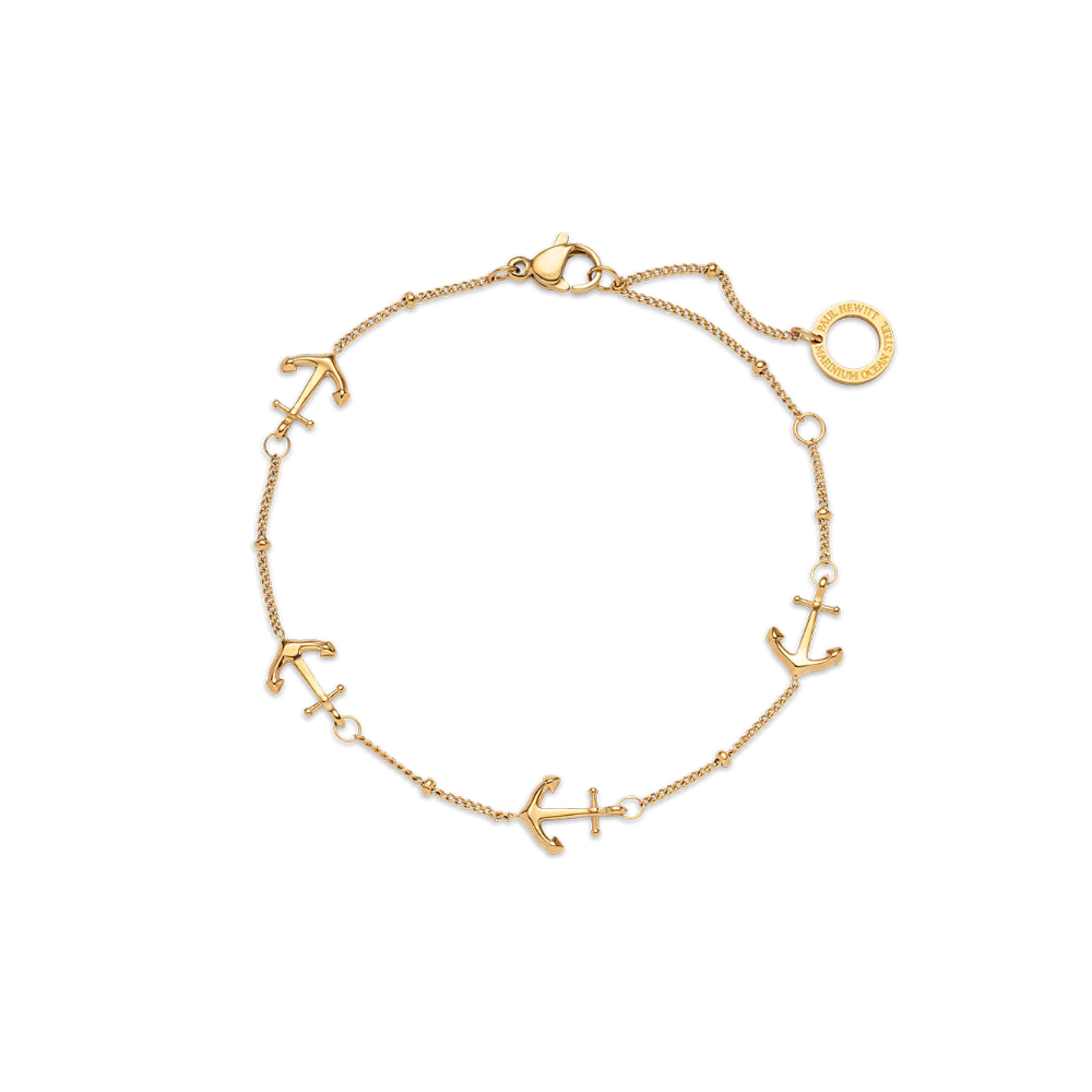 The Anchor II bracelet gold