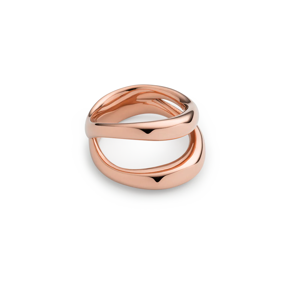 Waves Ring Rose gold