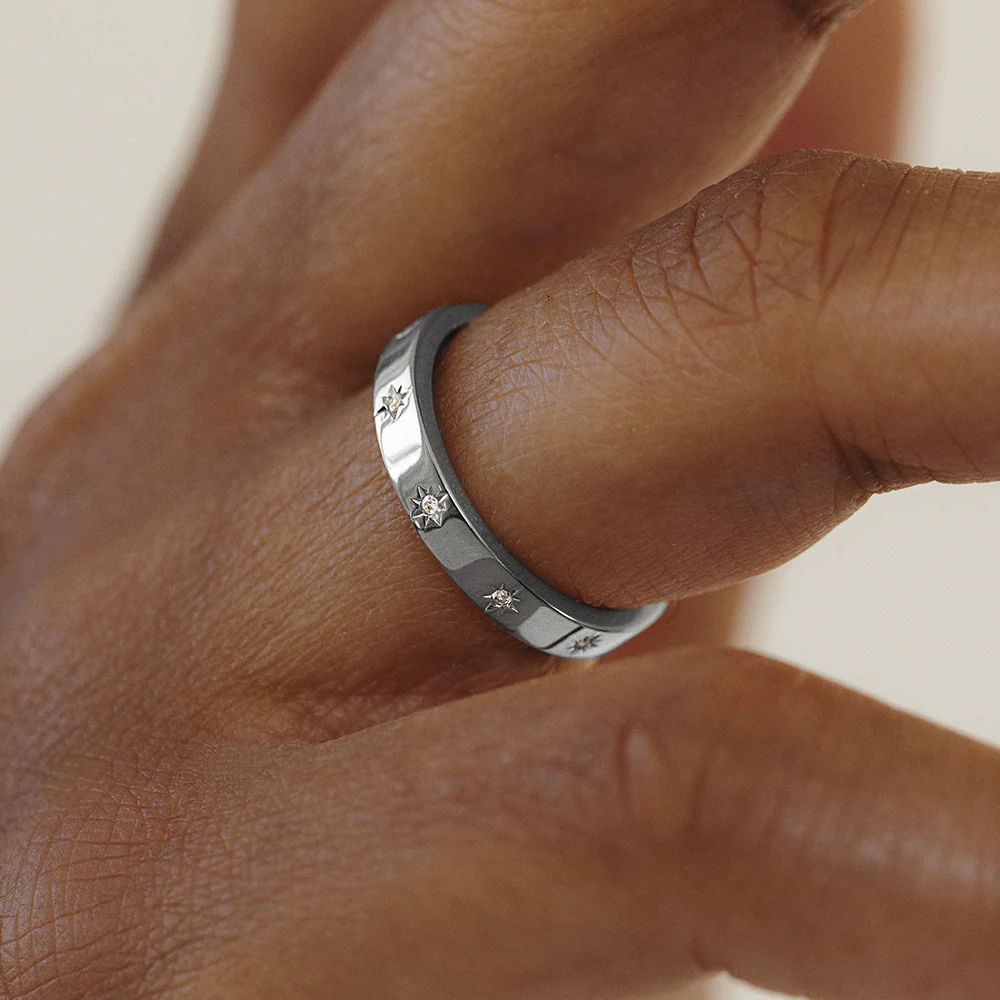 Windrose Intuition Ring Silver