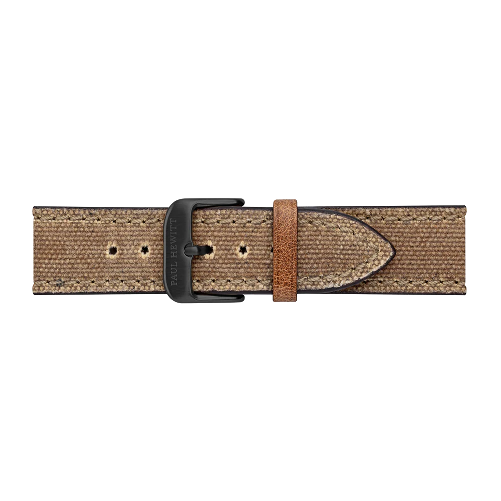 Watch strap Canvas Black Desert 20 mm