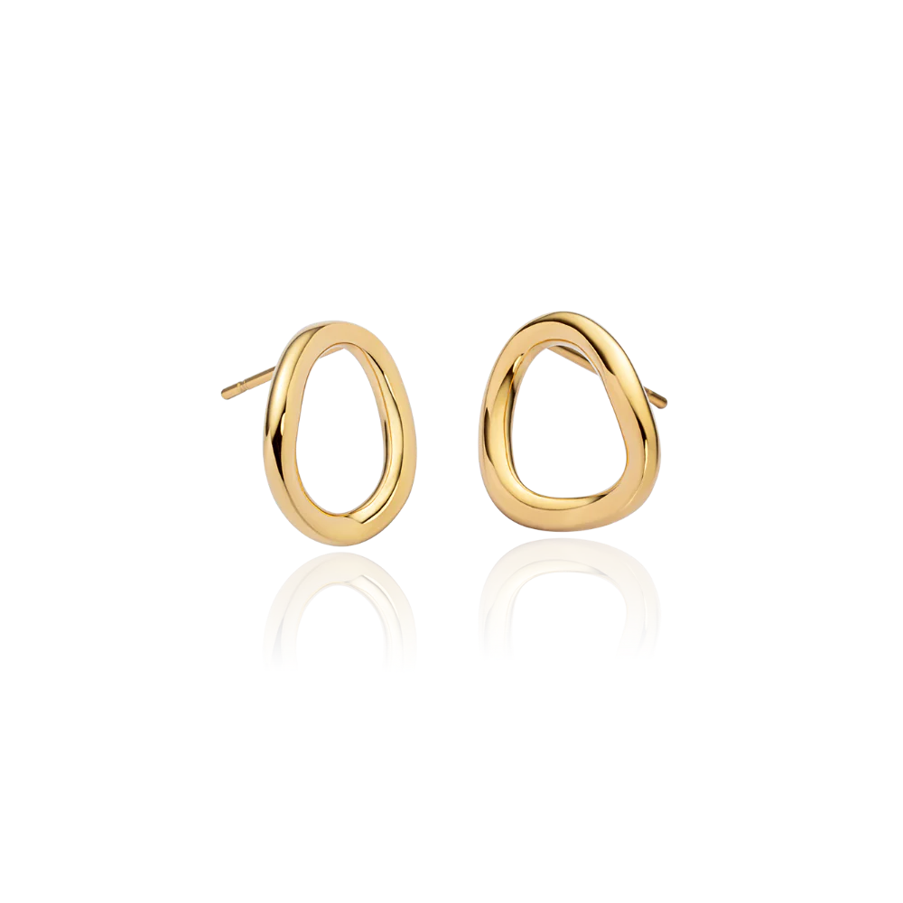 Waves Mono Earring Gold