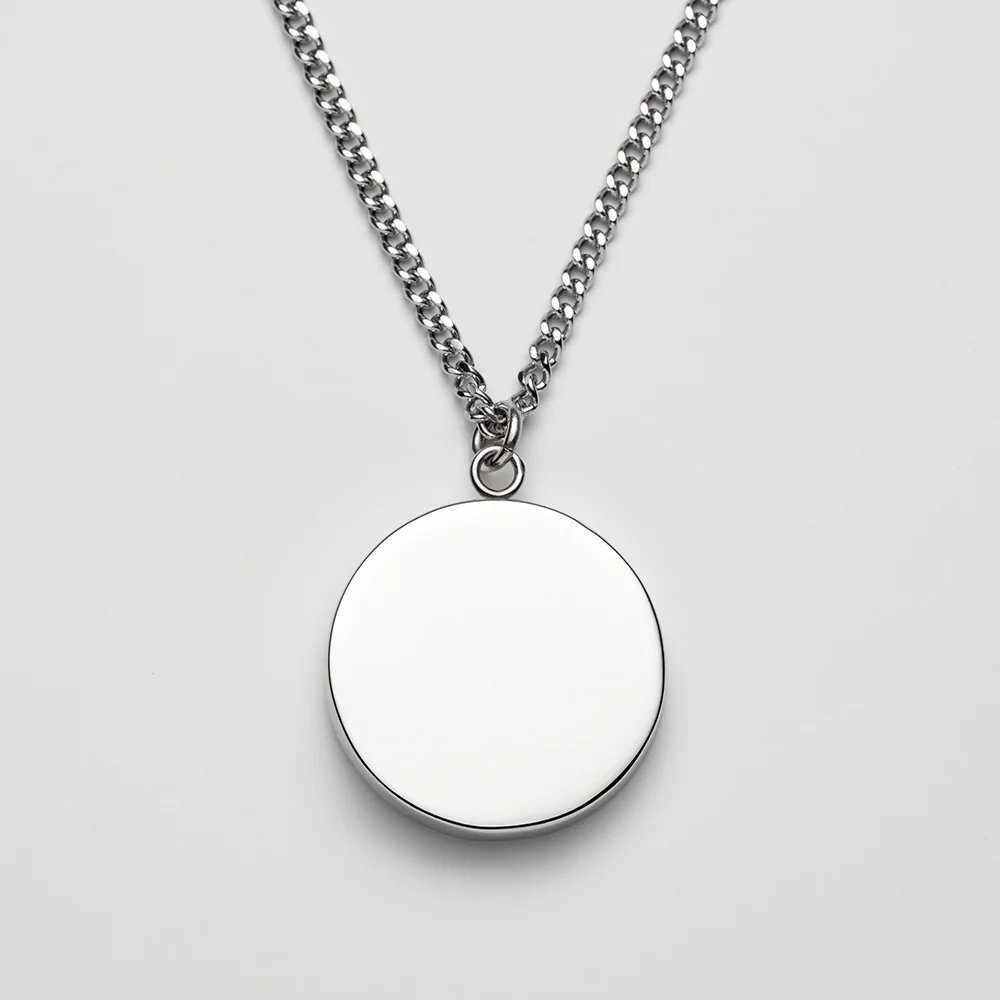 Men's St. Christopher Necklace Silver