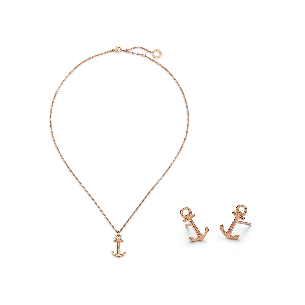 Set The Anchor I rose gold