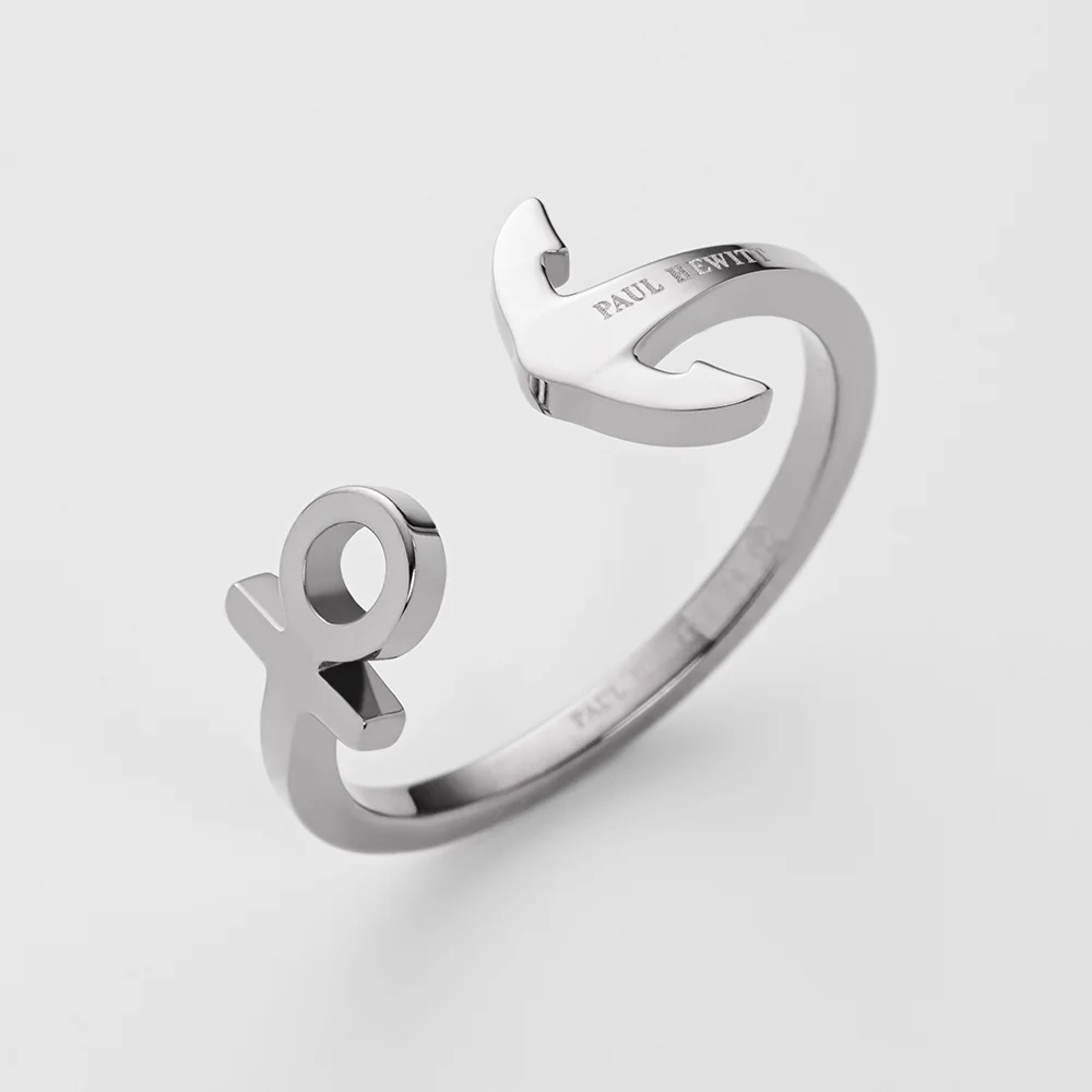 The Anchor Ring Silver
