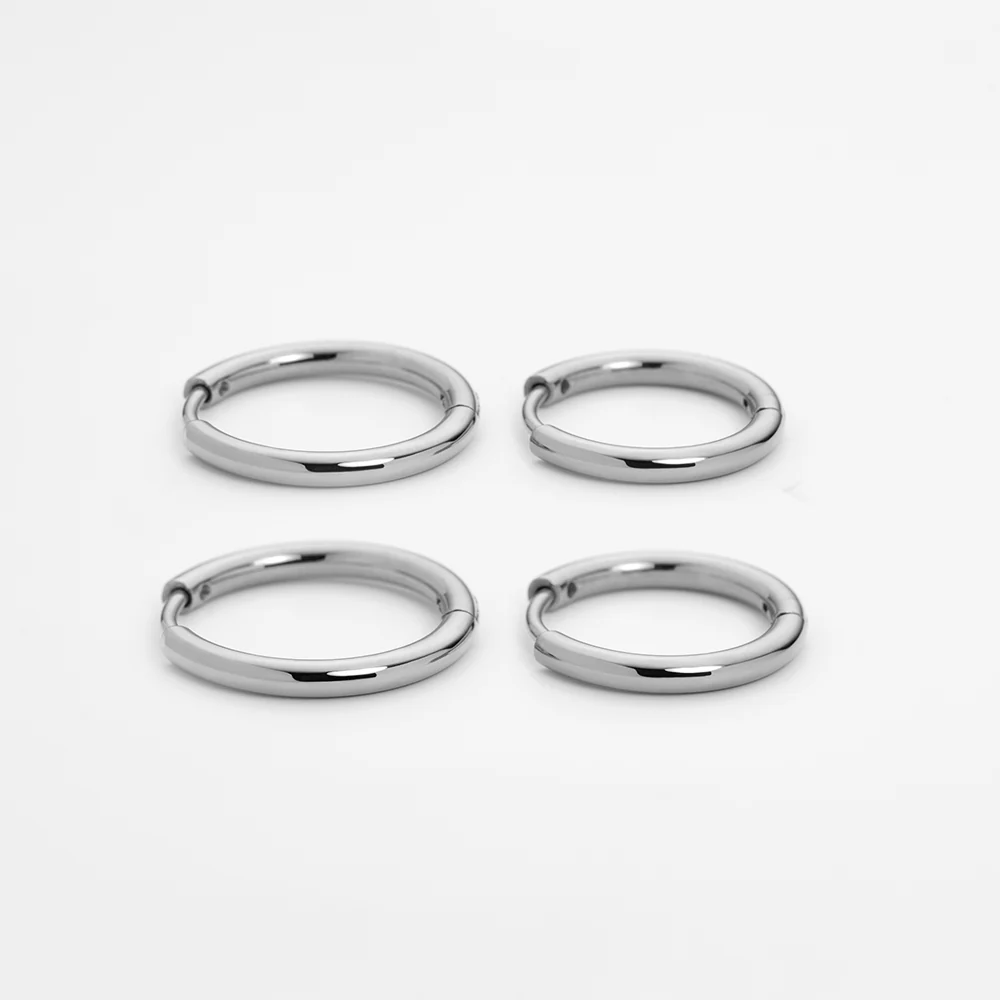 Treasures of the Sea Hoops Set Silver