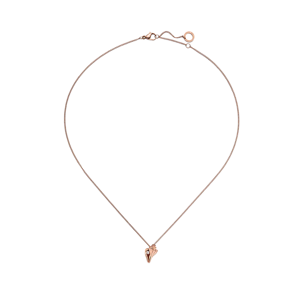 Sea Shell Necklace Rose Gold