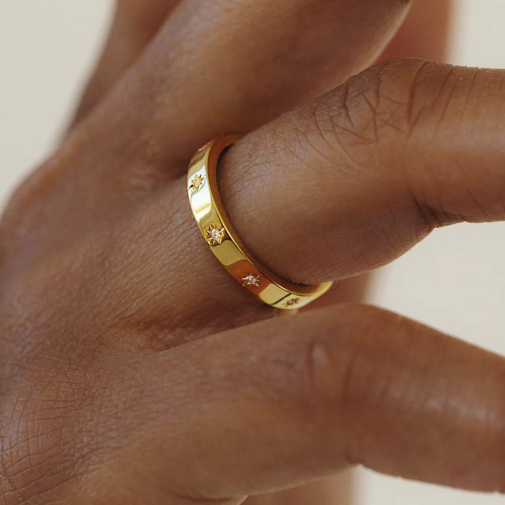 Windrose Intuition Ring Gold