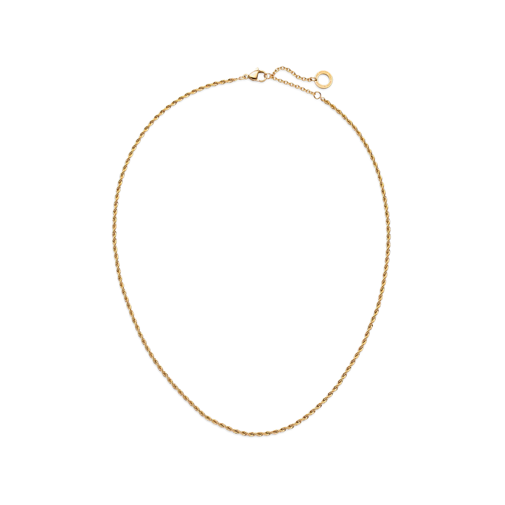 Rope Chain Necklace Gold