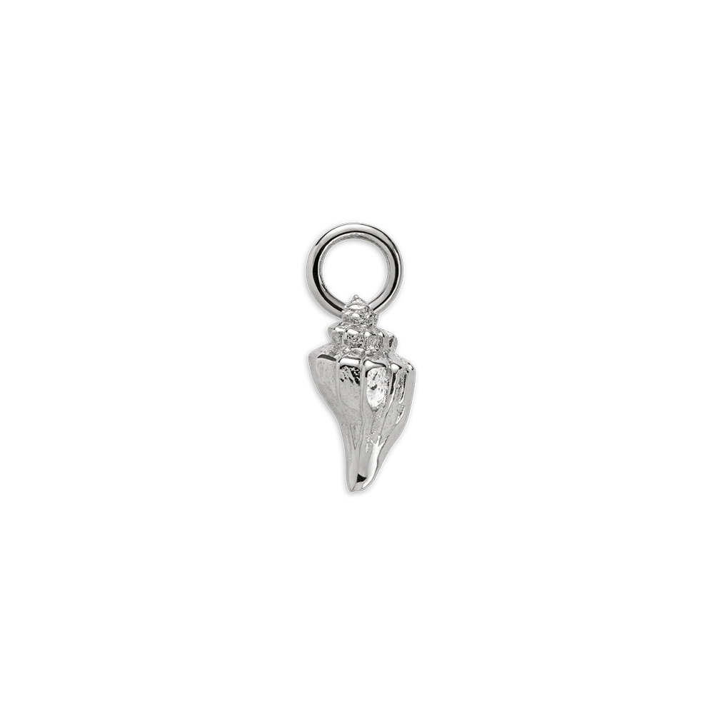 Sea Shell Charm Silver