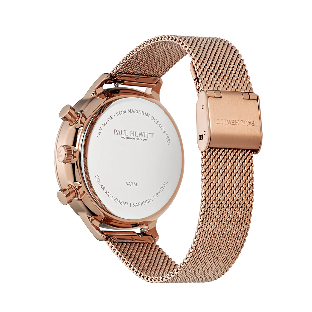 Oceanpulse watch rose gold black