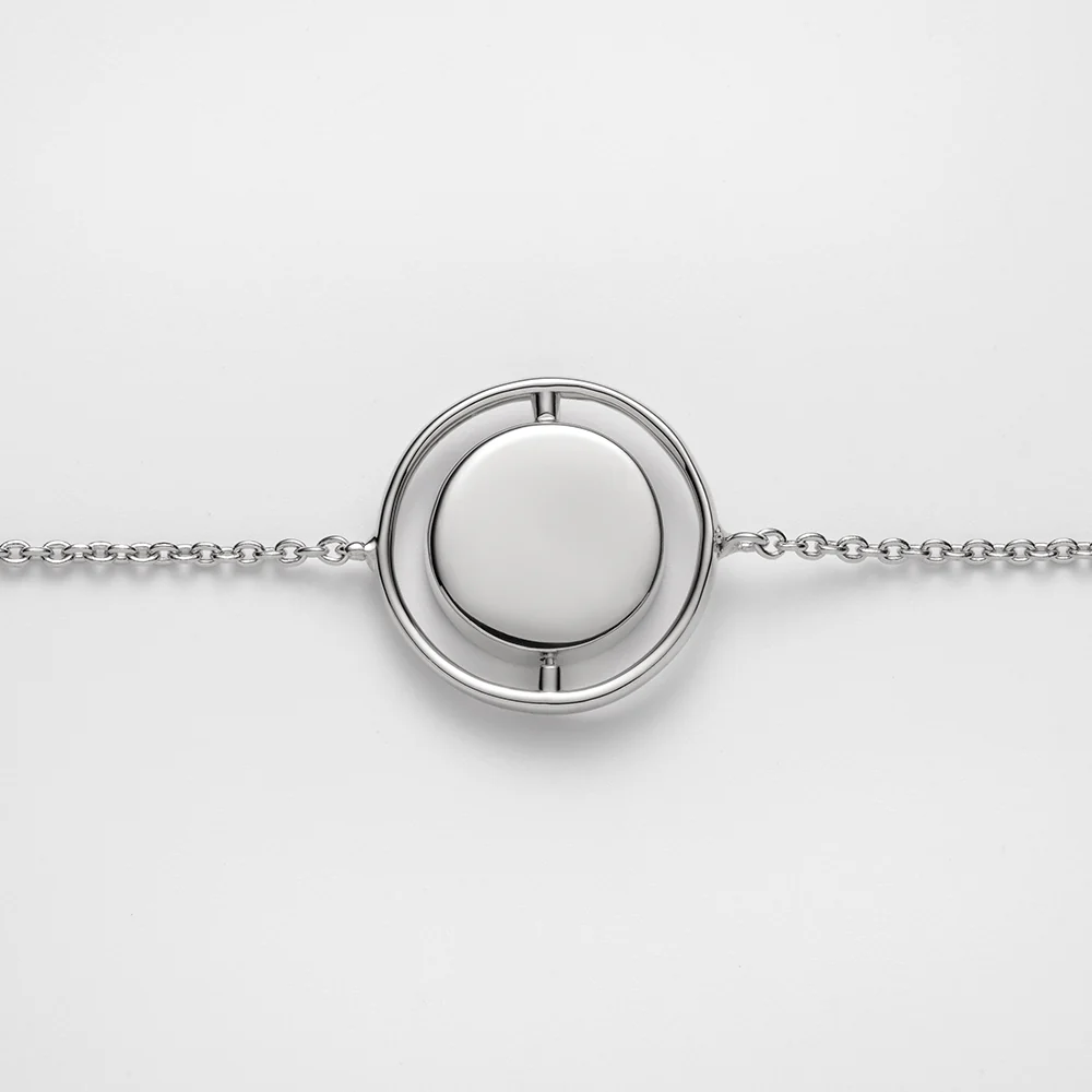 Windrose Twister Bracelet Silver