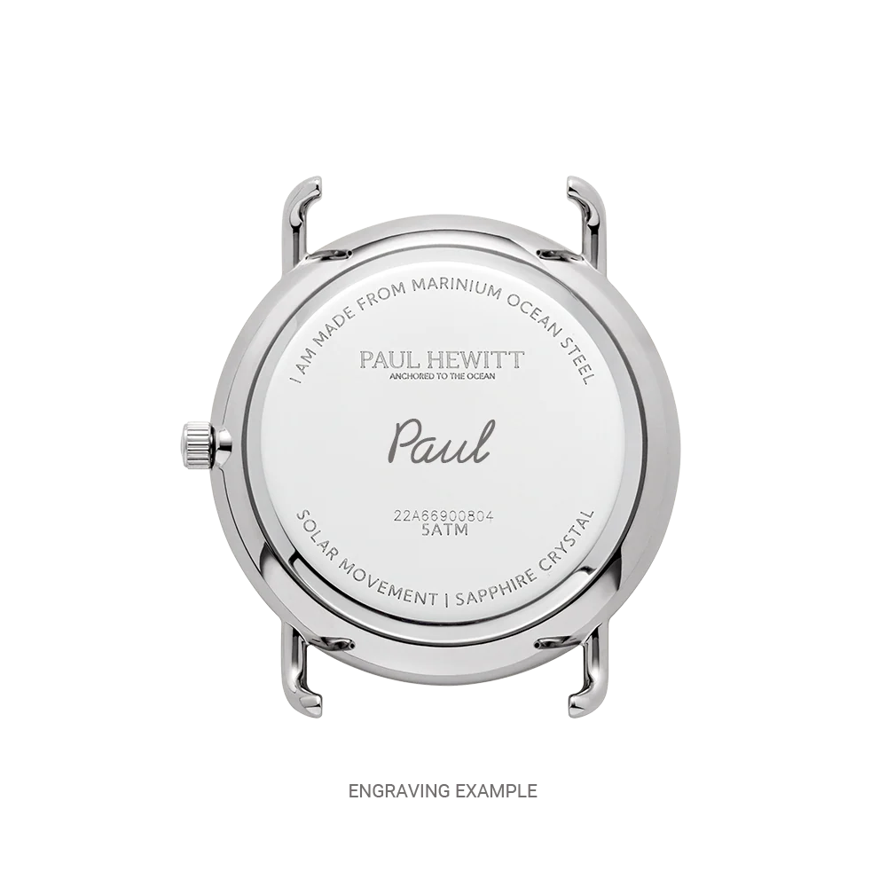 Sailor 39 mm watch silver white