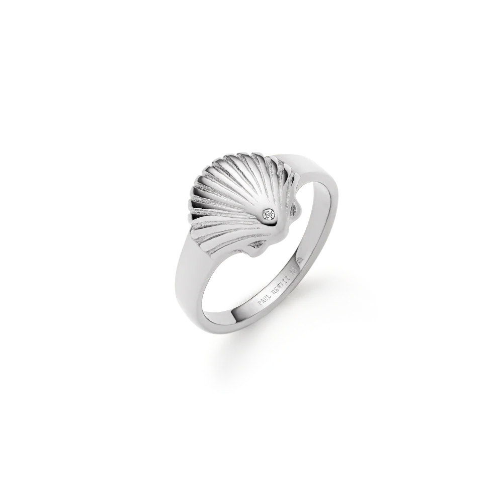Scallop Ring Silver