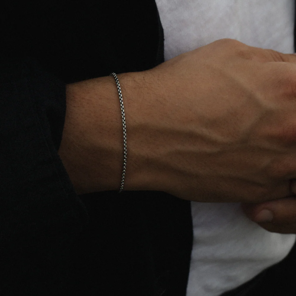Men's Essential bracelet silver