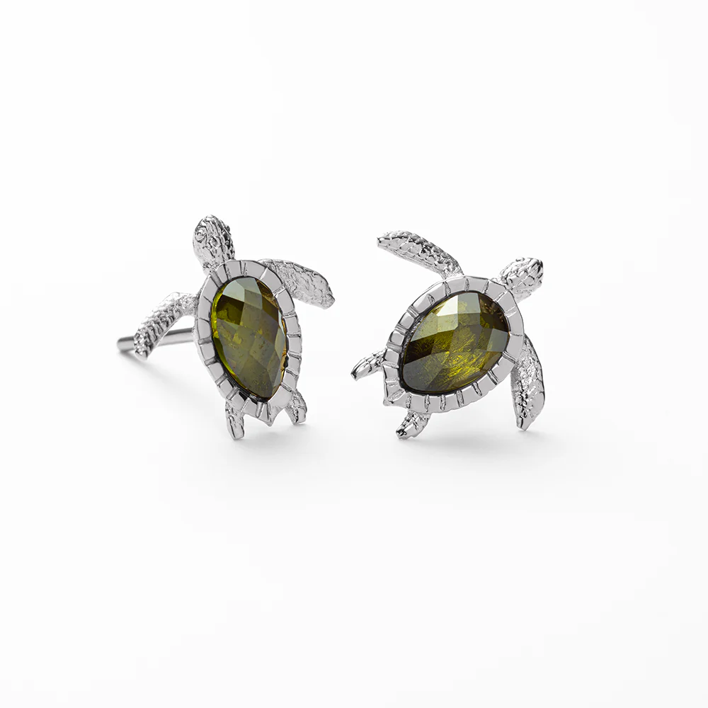 Turtle Earring Silver