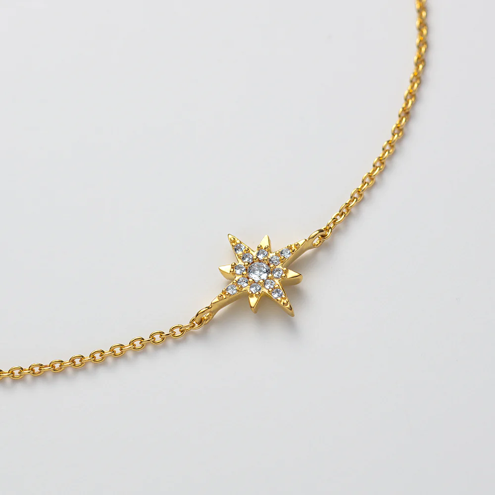 Windrose Mono Bracelet Gold