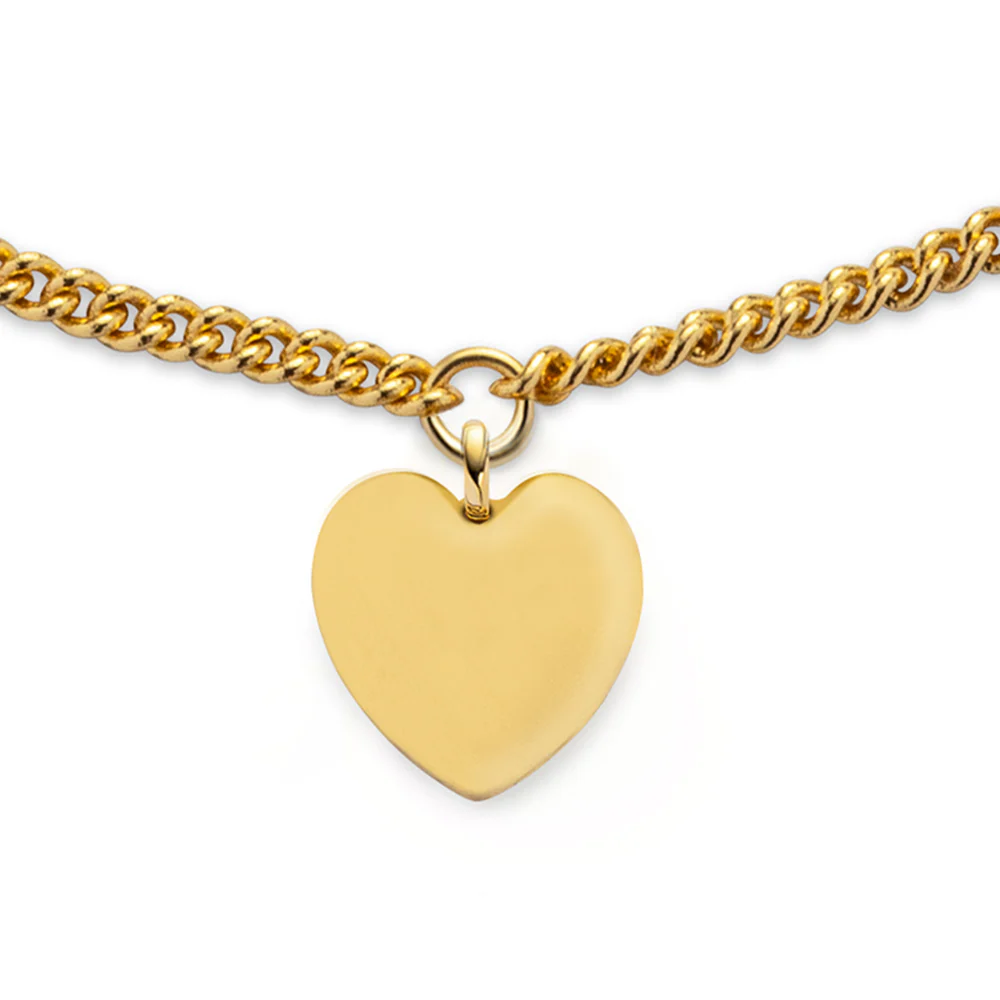 Ocean Heart Bracelet Gold