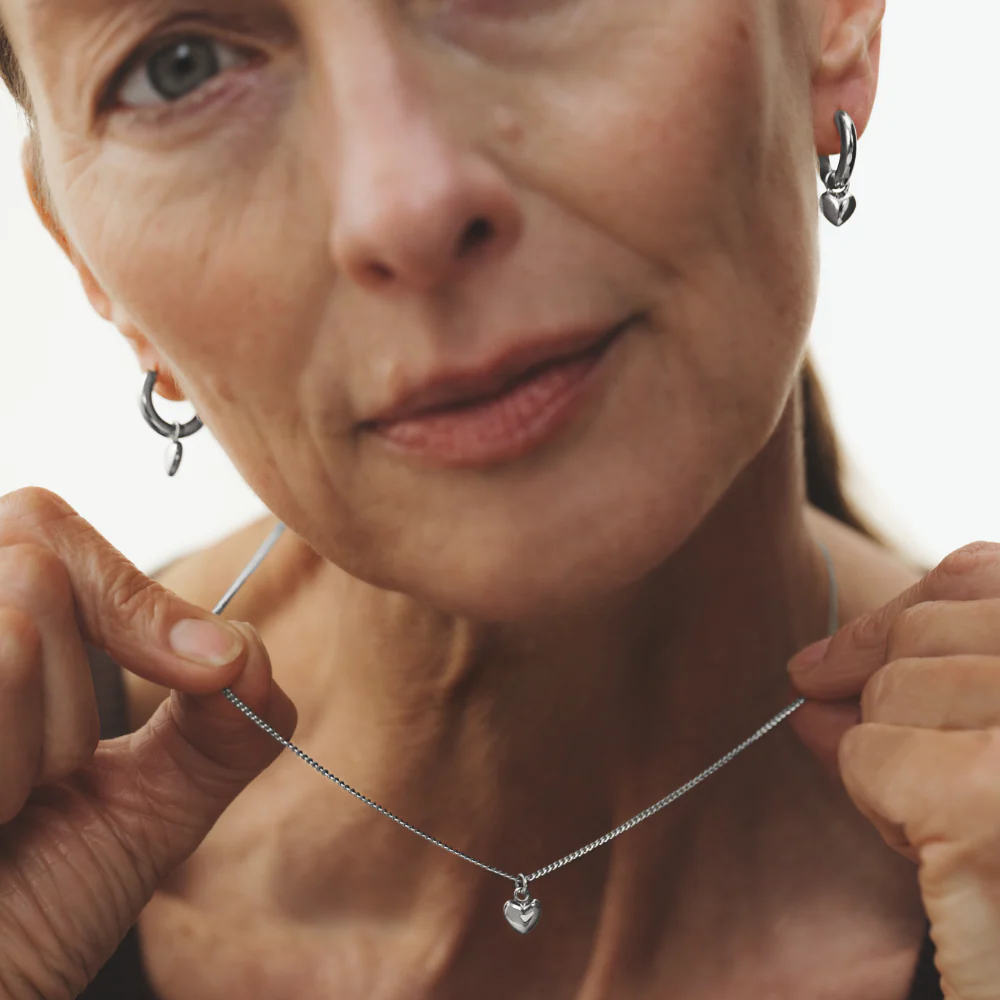 Ocean Heart Necklace Gold