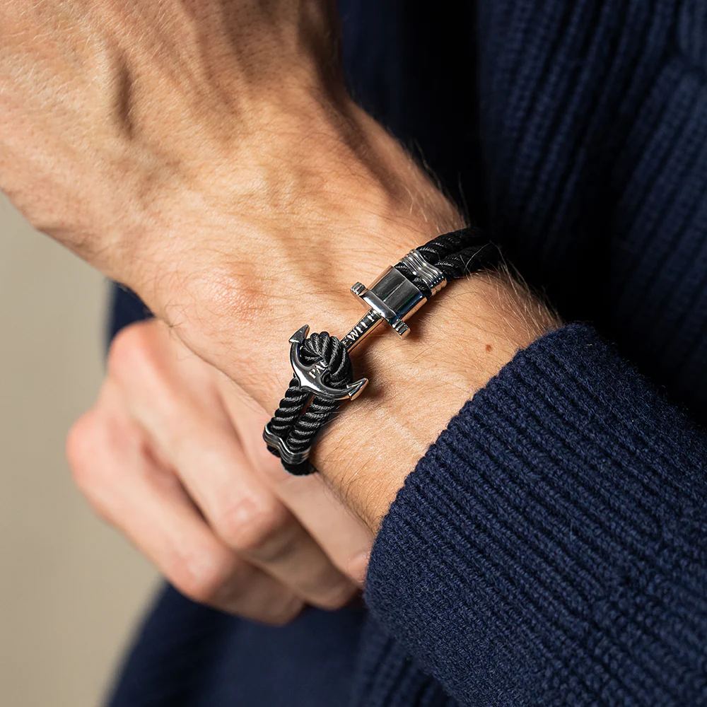 PHREP Bracelet Silver Black