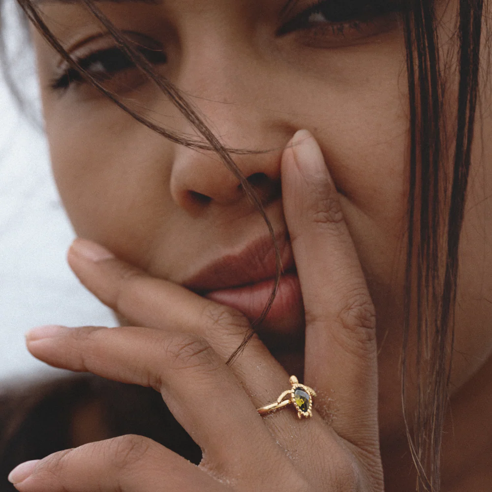 Turtle Ring Gold