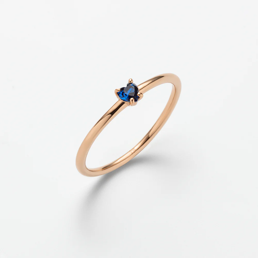 Heart of the Sea ring rose gold