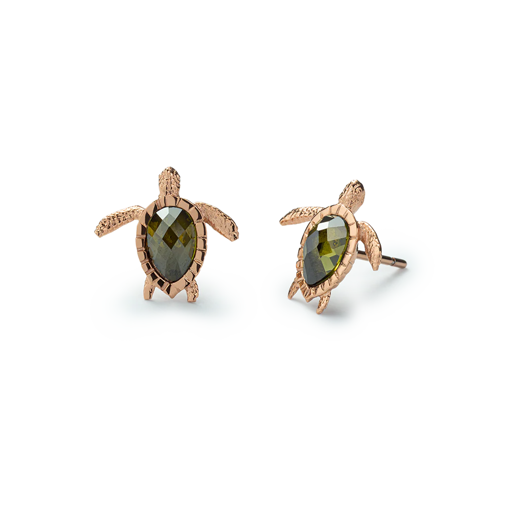 Turtle Earring Rose gold
