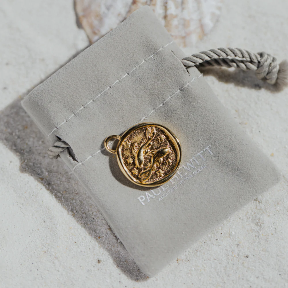 Pisces Charm Gold