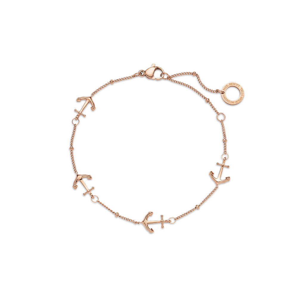 The Anchor II bracelet rose gold