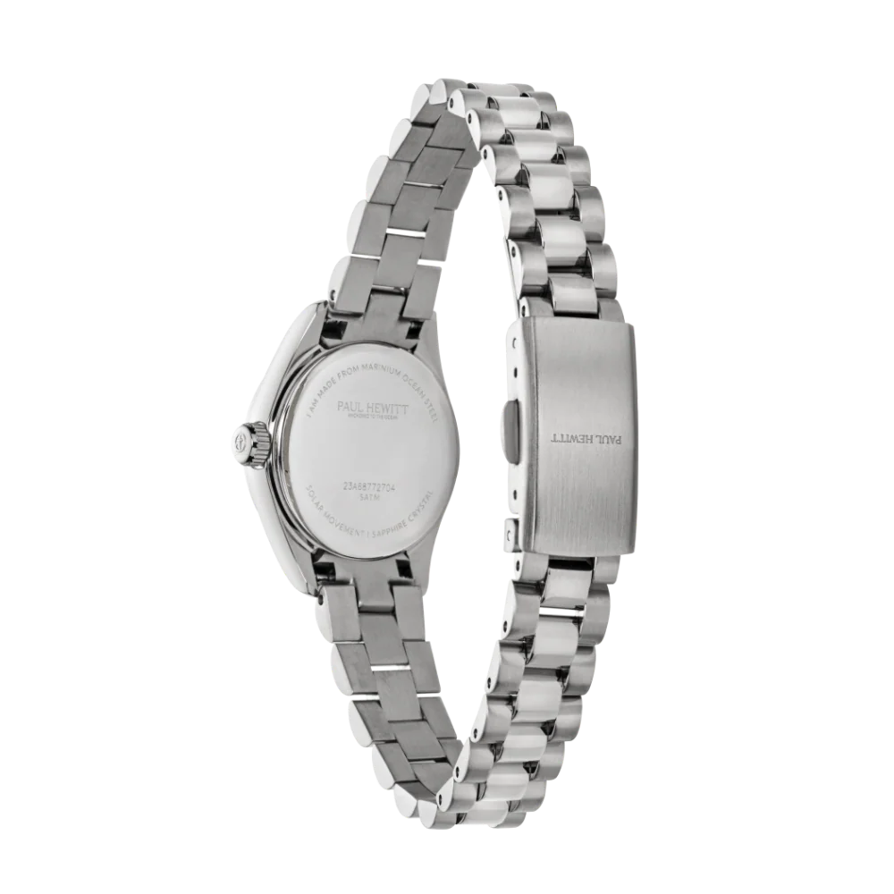 Petit Soleil Round Watch Silver Black