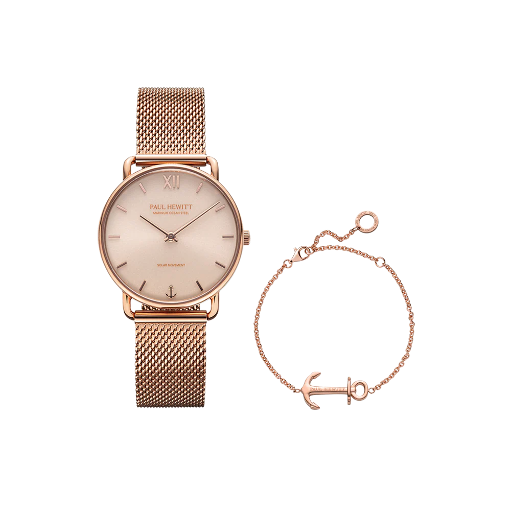 Set Sailor 33 mm watch and The Anchor bracelet rose gold