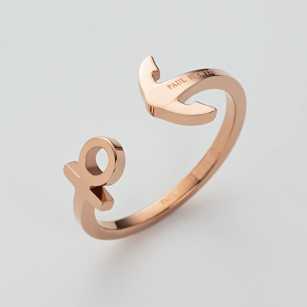 The Anchor Ring rose gold