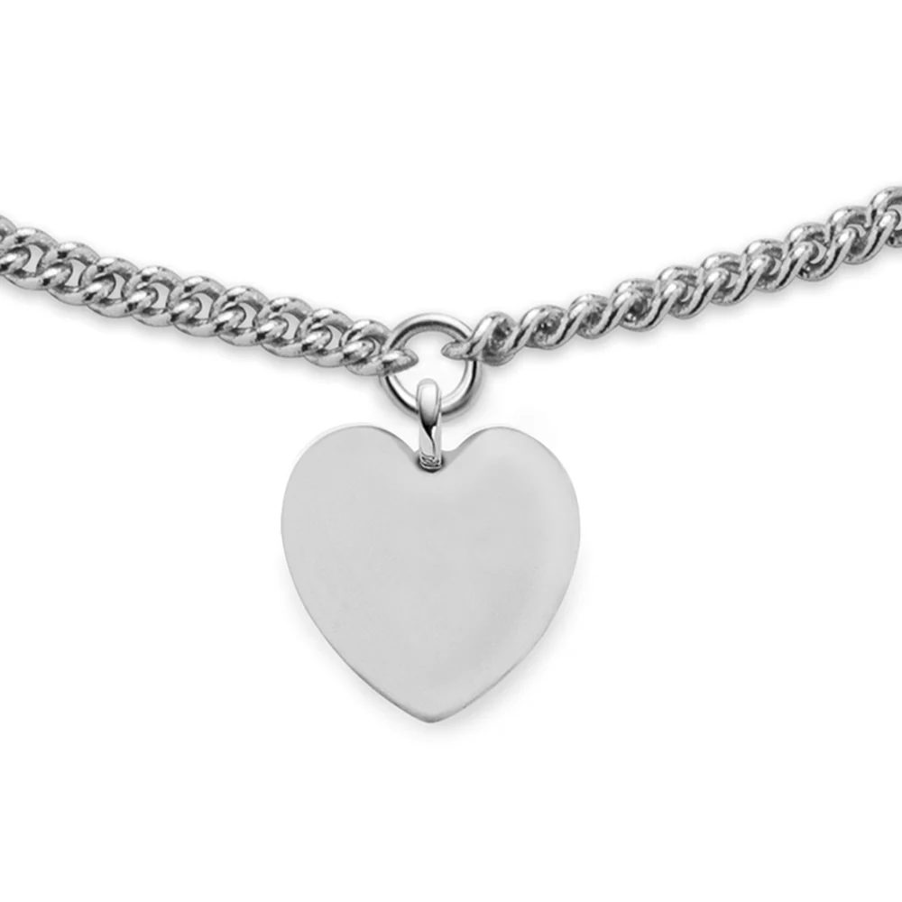 Ocean Heart Bracelet Silver
