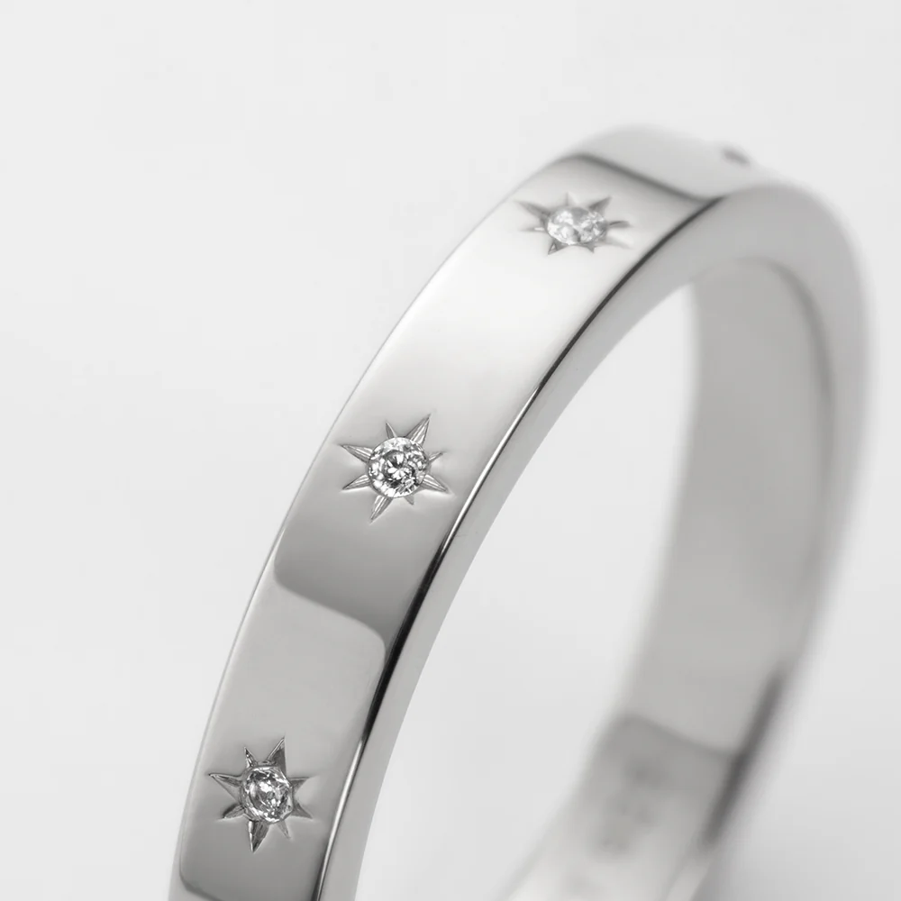 Windrose Intuition Ring Silver