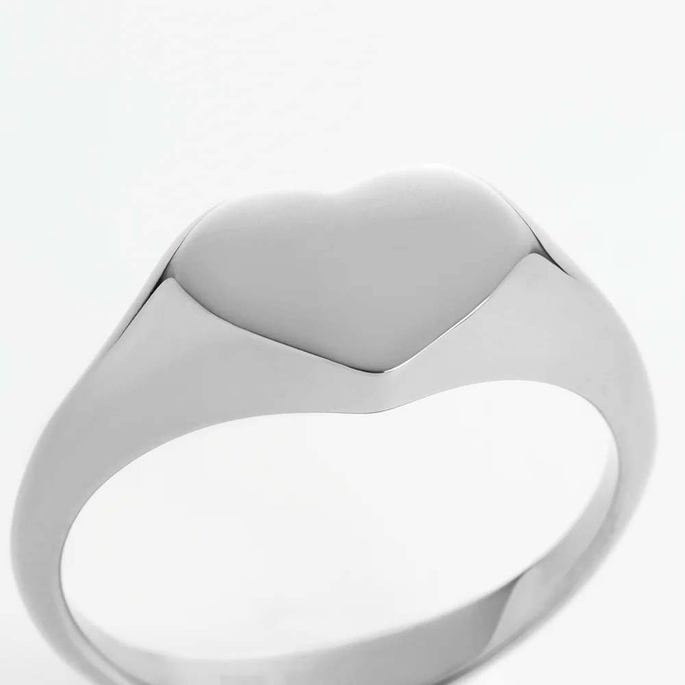 Heart Ring Silver