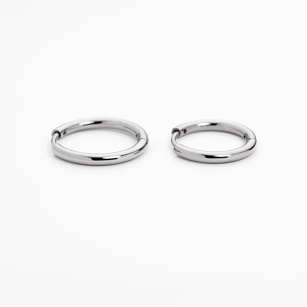 Treasures of the Sea Hoops Set Silver