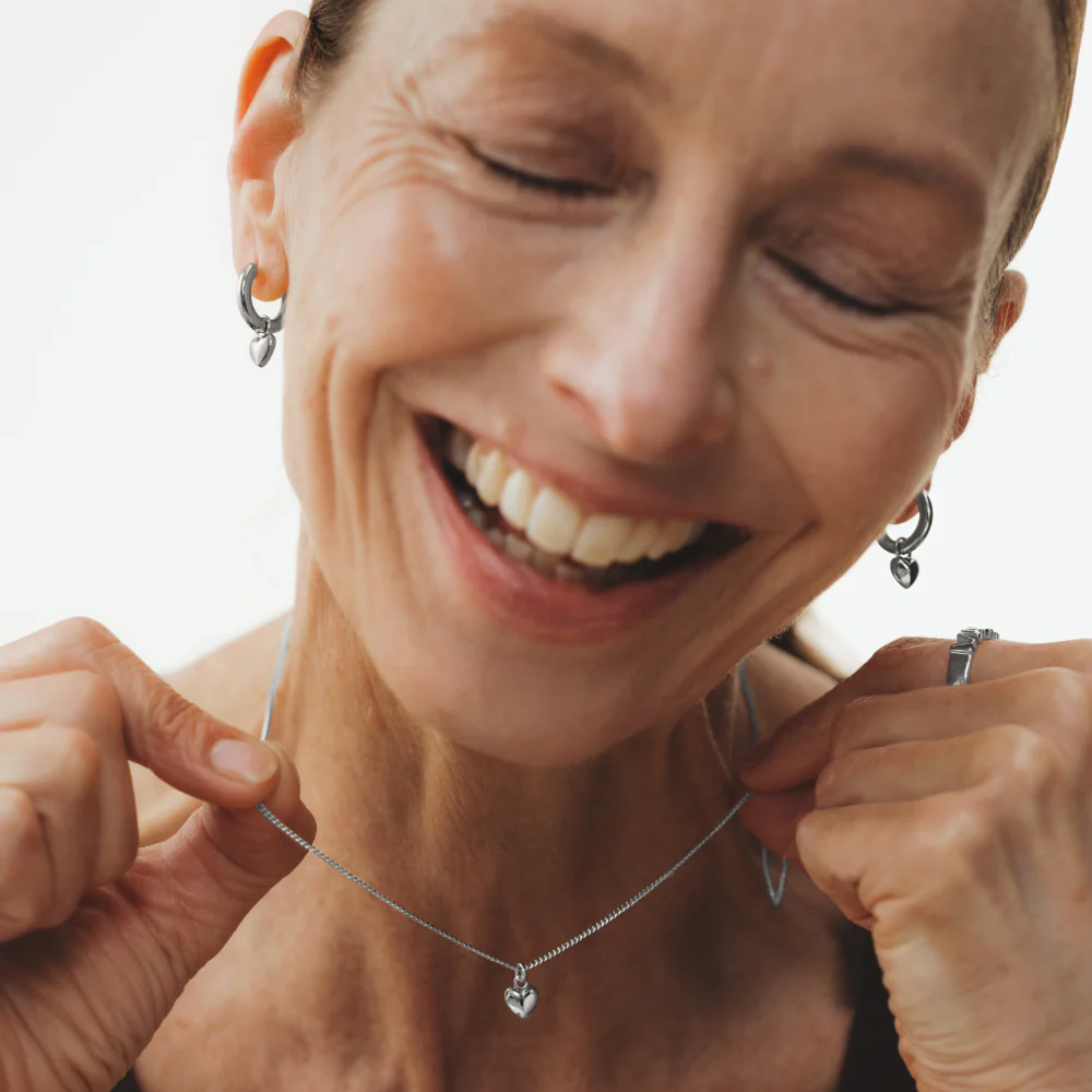 Ocean Heart Necklace Gold