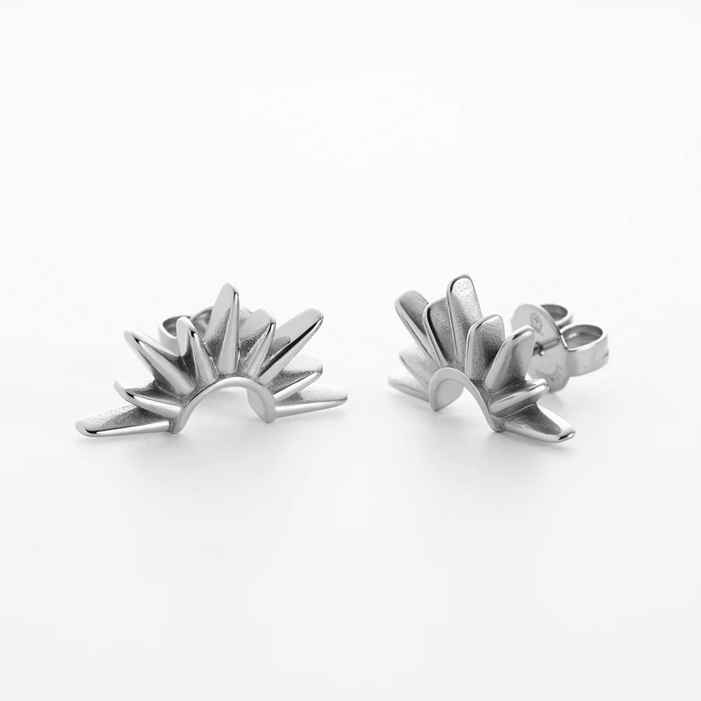 Aurora Halo Earring Silver