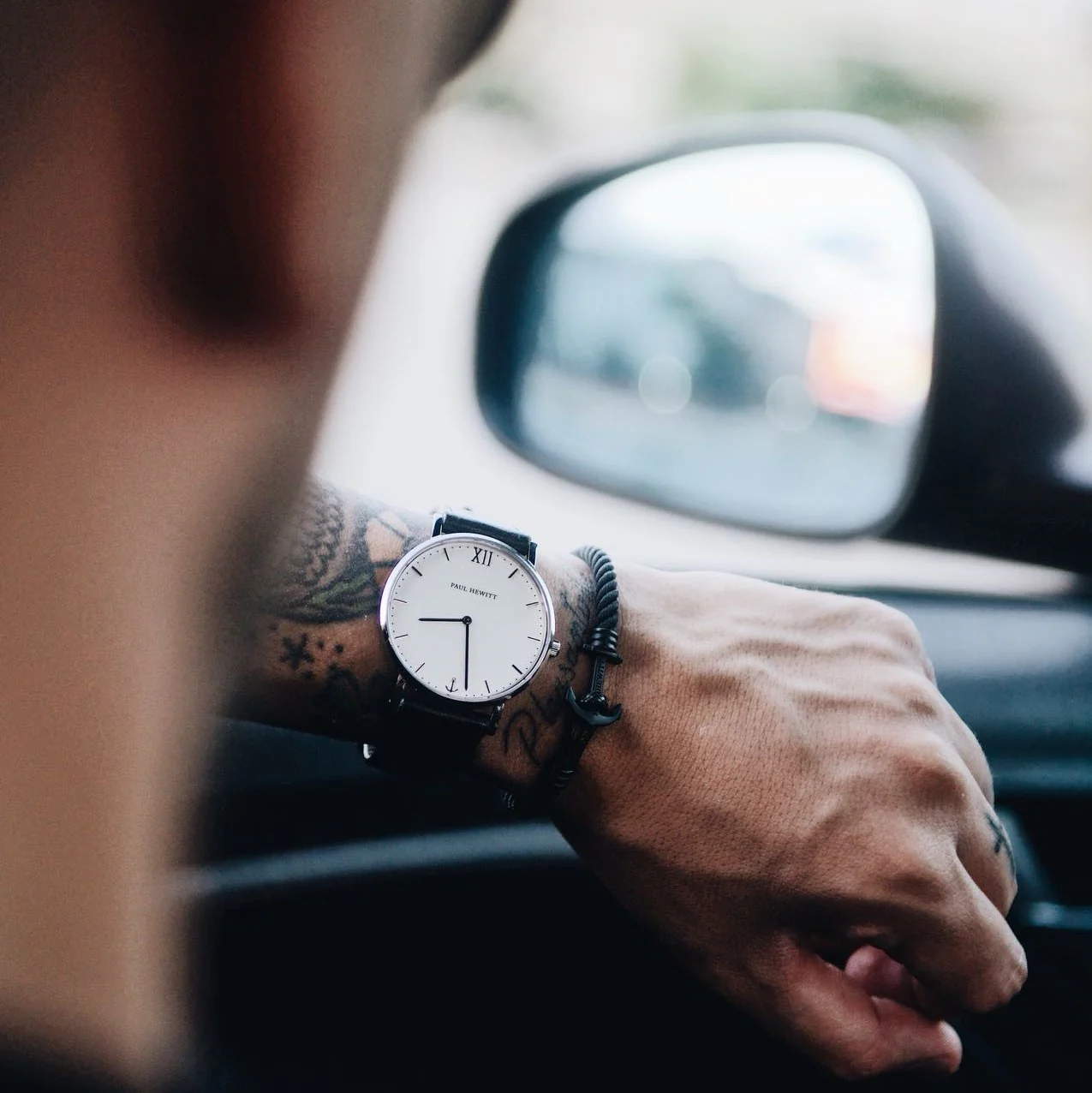 Anchor Bracelet Phrep Lite Black Nylon Black